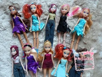 

Free Shipping 2019 Winx Dolls For Girls Gift Height 28cm doll accessories