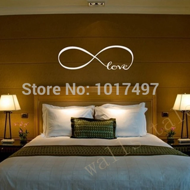 Free Shipping Wall Stickers Bedroom Decor Personalized Infinity Free Shipping Wall Stickers Bedroom Decor Personalized Infinity Symbol Wallpaper Decals Love Quotes Painting