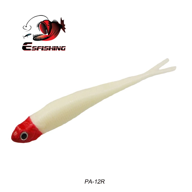 Esfishing рыболовные приманки Real Shad 130 мм 6 шт. пластиковые приманки Китай Swimbait снасти Swimbait Shad приманки для рыбалки форели - Цвет: PA12R