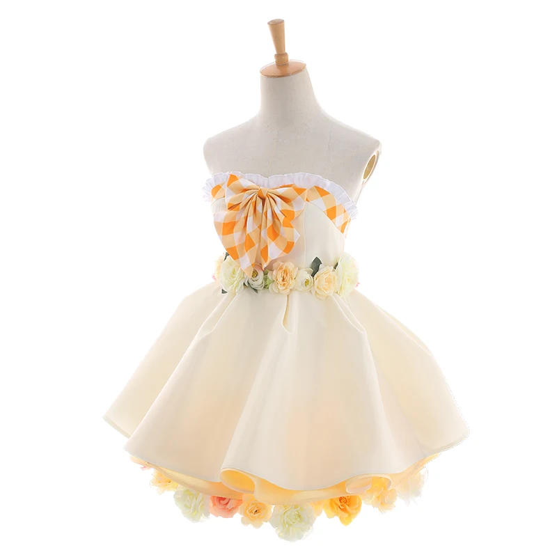 

[STOCK] 2018 Hot Anime Vocaloid Rin Luka Birthday Flower Fairy Lolita Dress Uniform Party For Women Halloween Free Shipping New.