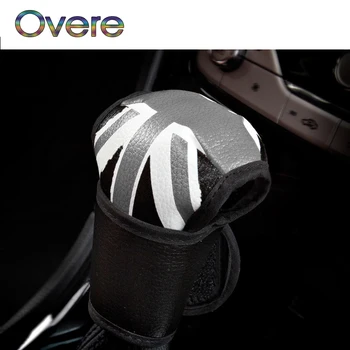 

Overe 1Pc Car Gear Shift Collars Cover Leather For Mercedes W205 W203 W211 Volvo XC90 S60 XC60 S80 V40 Alfa Romeo 159 156