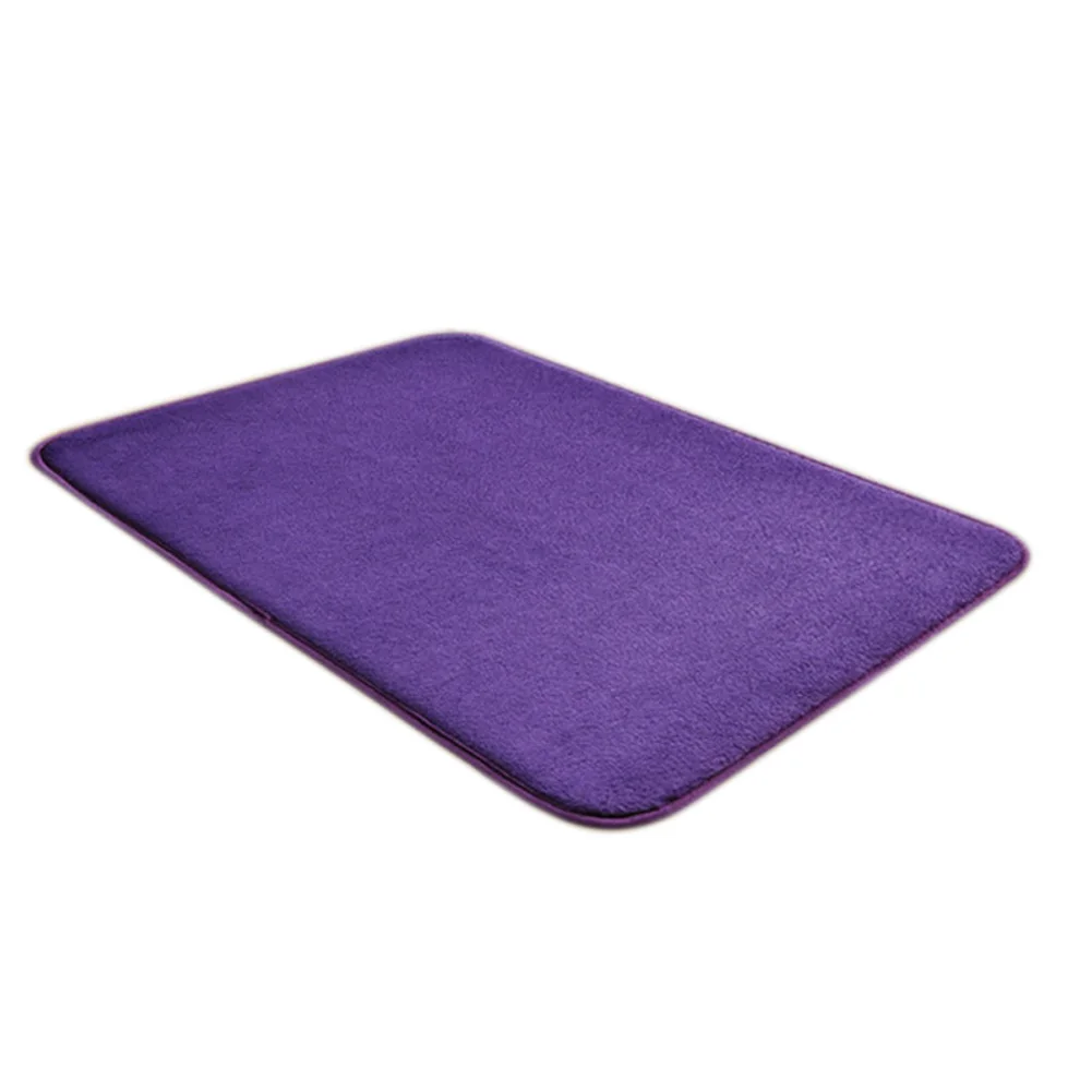 Волшебная нескользящий, дверной коврик грязи в охотничьем стиле Крытый супер дорожка для кухни AI88 - Цвет: Purple  40X60CM