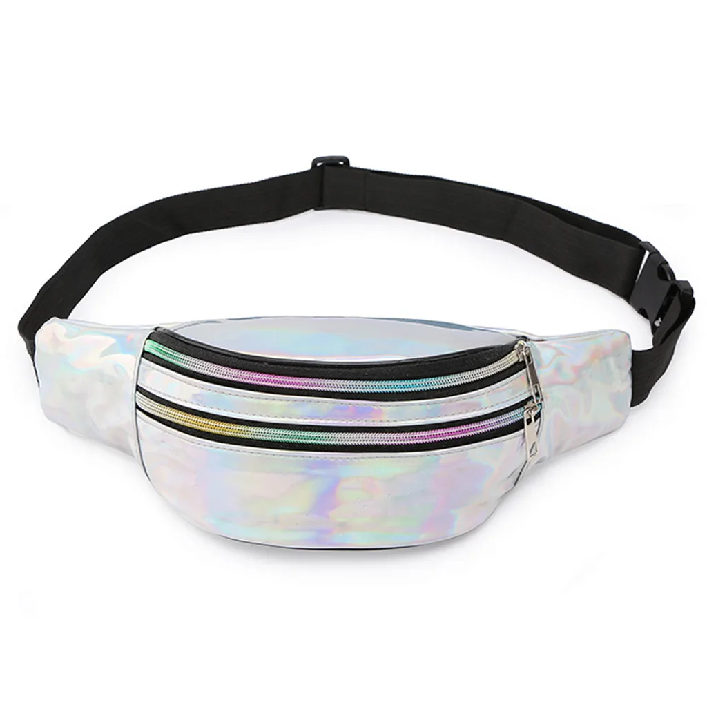 

SSADASSA 2019 Women Fanny Pack Steam Punk Leg Bag Laser Shoulder Bag Women's Belt Waist Bag Pochete Women Waist Pack May14