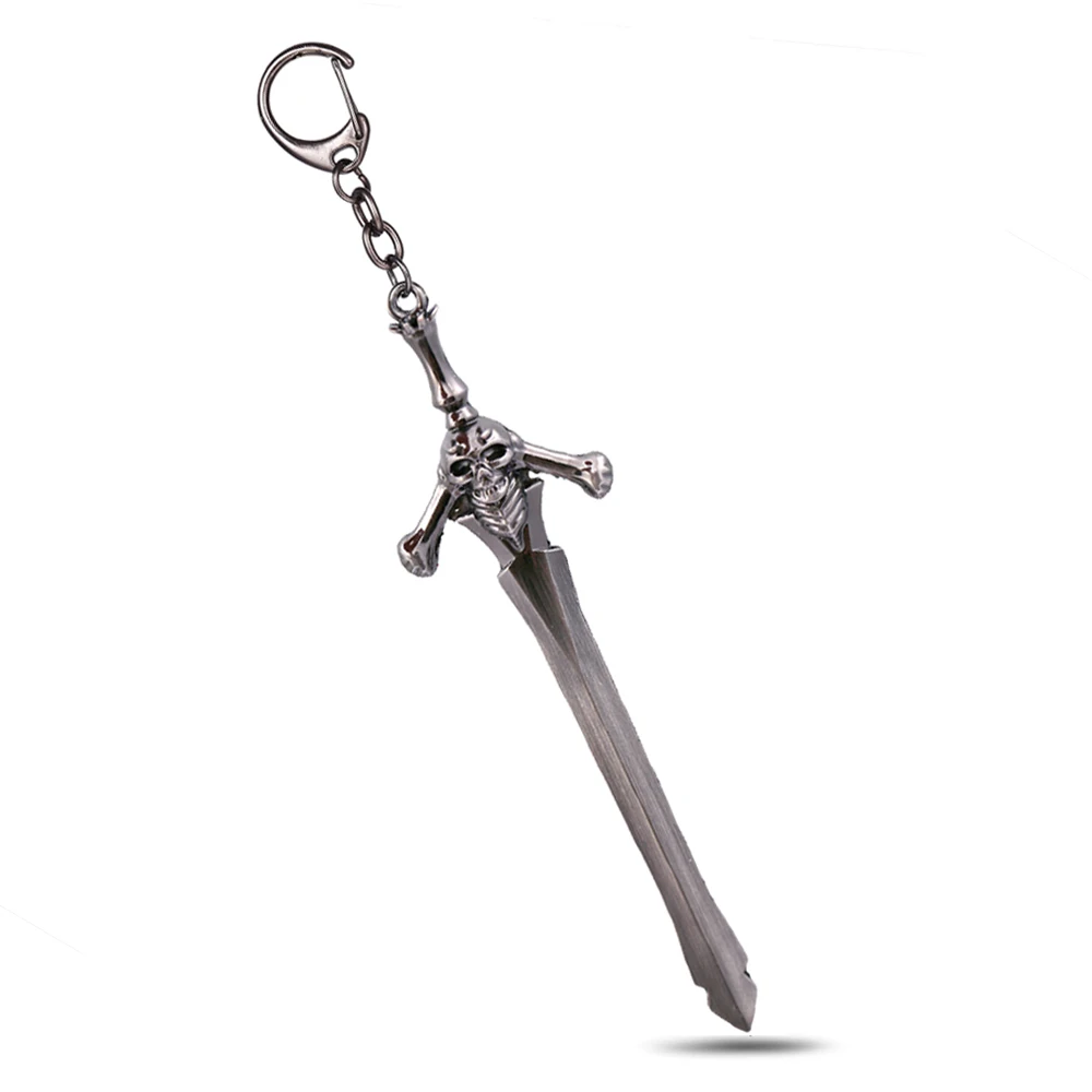 

Devil May Cry Keychain 12cm Metal Dante Rebellion Awakening Sword Pendant Key Ring bag charm Key Chain llaveros Game Jewelry