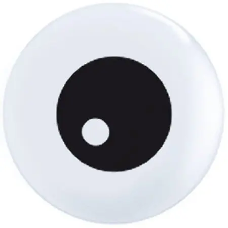 

CCINEE 10Pcs 5 Inch White Foil Balloons Funny Eyes Balloon For Party Home Decoration Games Kids DIY Inflatable Toys