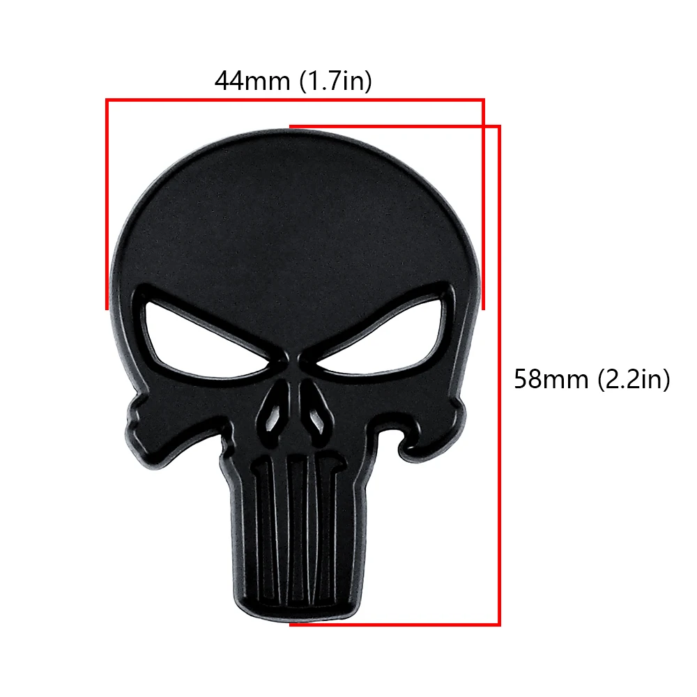 Punisher Skull Emblem Sticker 8