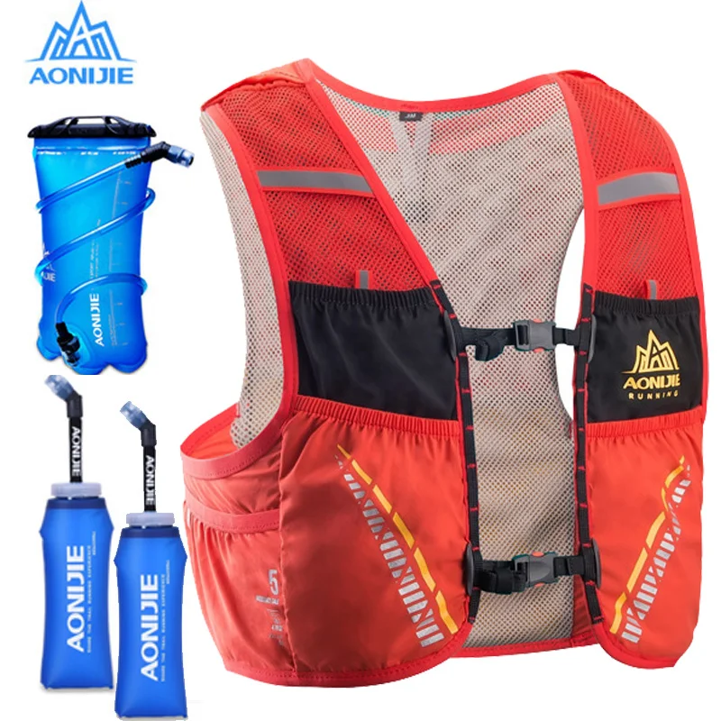 Рюкзак AONIJIE 5L Trail с гидратационным жилетом рюкзак для пешего туризма велоспорта