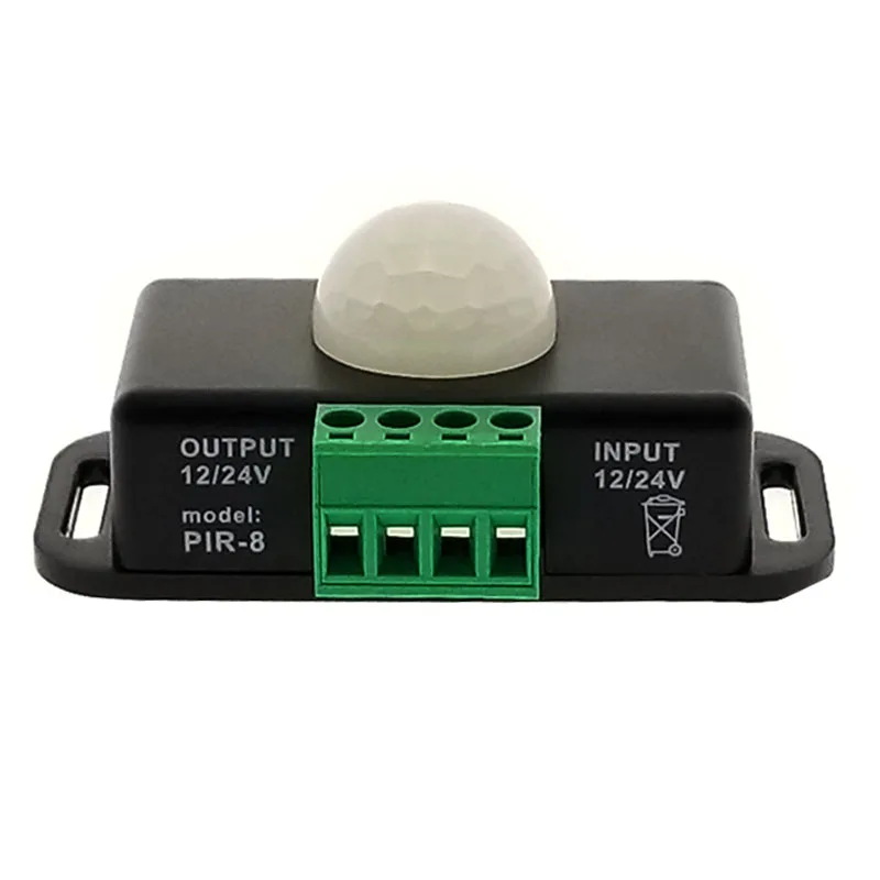 

Body Infrared PIR Motion Sensor Switch DC 12V/24V For LED Light Strip Automatic
