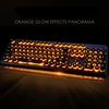 Backlit Gaming Keyboard Steampunk Retro Round/Square Keycap USB Wired Glowing Metal Panel Laptop computer Keyboard RU stickers ► Photo 3/6