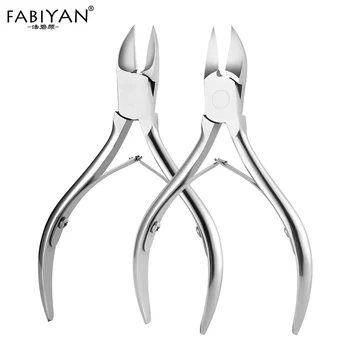 

Stainless Steel Nail Art Nipper Clipper Cuticle Scissor Cutter Ingrown Toe Pedicure Dead Skin Remove Pliers Tool Manicure Silver
