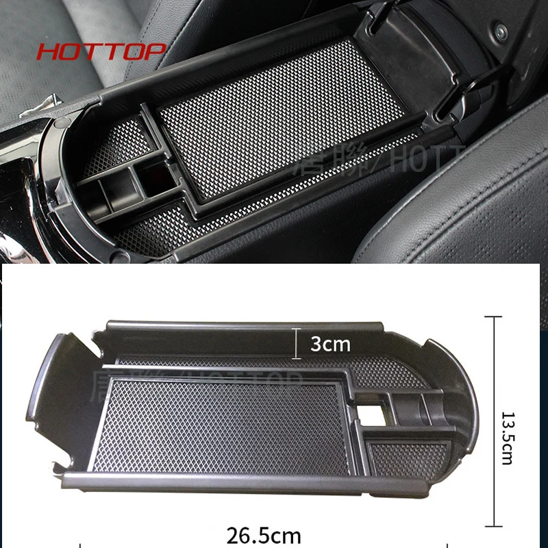 

Car Accessories Center Armrest Storage Box Glove Box Tray Storage Box FOR Toyota C-HR CHR 2016 2017 Auto Styling