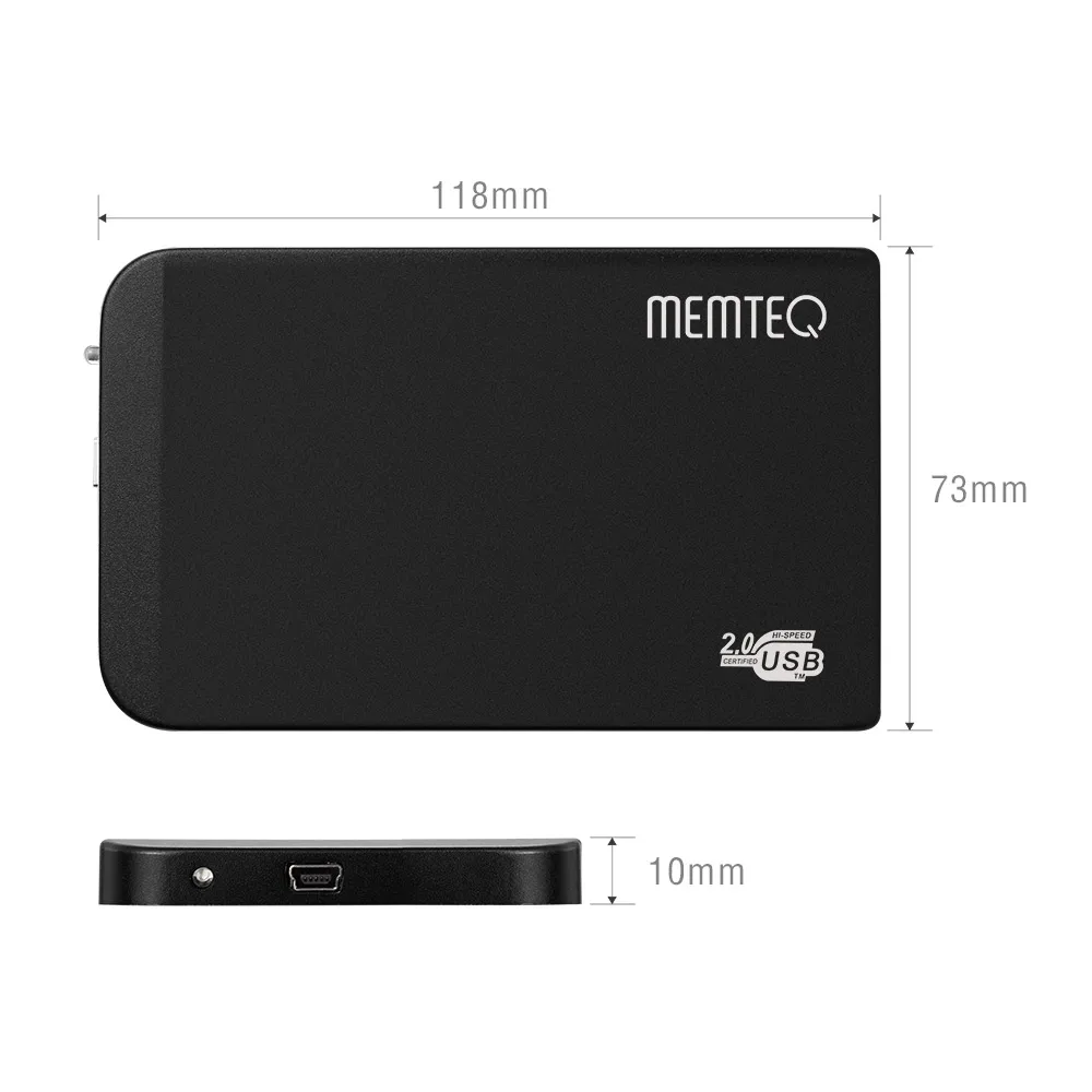 MEMTEQ корпус для жесткого диска Тонкий USB 2 0 5 &quotжесткий диск IDE Корпус коробка