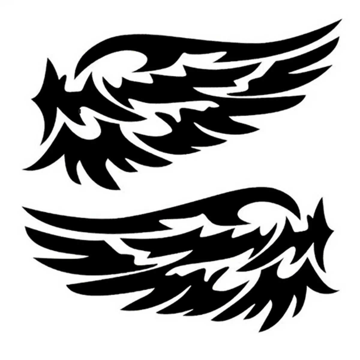 1 Pair Guardian Angel Wings Car Window Truck Auto Bumper Laptop Wall