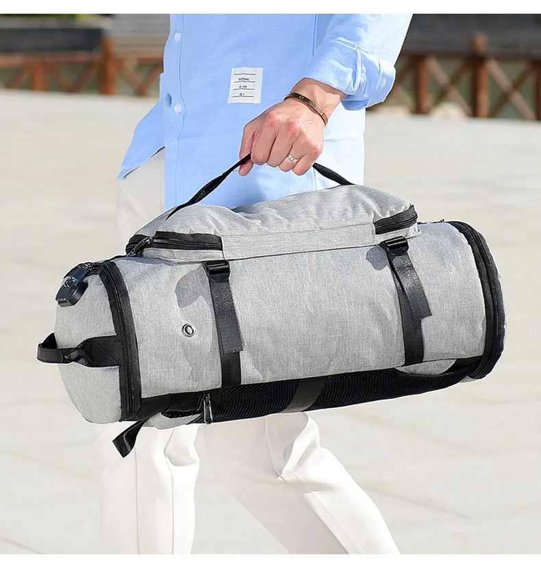 Homens bolsa de viagem multifunction duffle bags