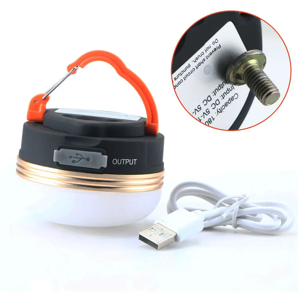 Fish On Tackle Store Portable LED Light Camping Outdoor Tent Umbrella Night Lamp Ultra Bright Rechargeable Glare Light Hiking Lantern 3 Modes Camping Light Apparel & Camping -Fish On Tackle Store Sales HTB1XVkifv6H8KJjy0Fjq6yXepXaF