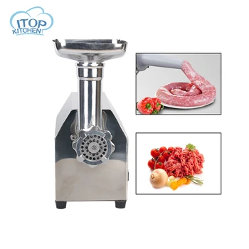 

Commercial/Household Electric Meat Grinder Sausage Stuffer Mincer Heavy Duty Filler Stainless Steel Mincing Machine 140W Kitchen
