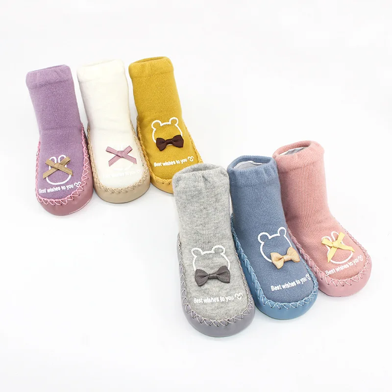 DkDaKanl1pair/lot Носки для новорожденных детей милый мультфильм детская обувь