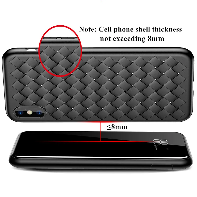 Baseus Wireless Power Bank 8000mah Portable External Battery Bank Mobile Phone Charger LCD Display Powerbank For Samsung S9 S8 Baseus Wireless Power Bank 8000mah Portable External Battery Bank Mobile Phone Charger LCD Display Powerbank For Samsung S9 S8