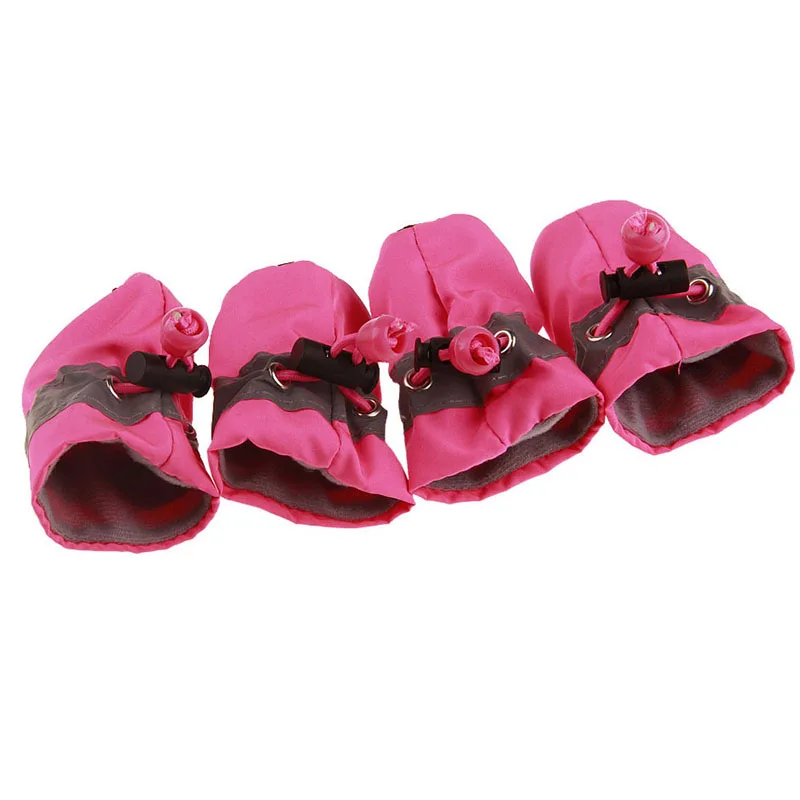 Pet Dog Boots Indoor Paw Protector Pet Boots Soft Sole Anti-Slip Dog Shoes For Small Medium and Large Dogs 4 Pcs5