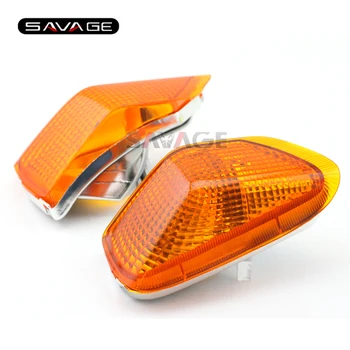 

For KAWASAKI ZZR 400 ZZR400 1990 1991 1992 Motorcycle Accessories Front Turn Signal Indicator Light Lamp Lens