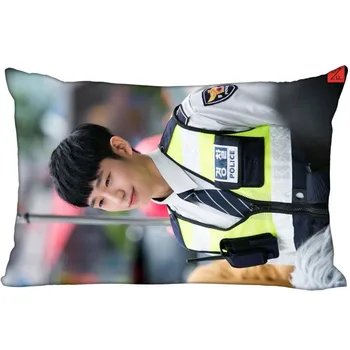

Hot Korea-Pop Custom Jung Hae In Satin Pillowcase 35x45cm (one side) Printed Zipper Silk PillowCover Custom Logo gift