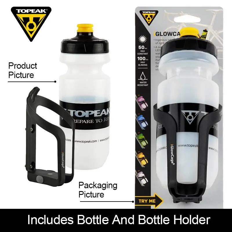 Держатель для бутылки с водой TOPEAK iGlow велосипедная клетка дорожного велосипеда MTB
