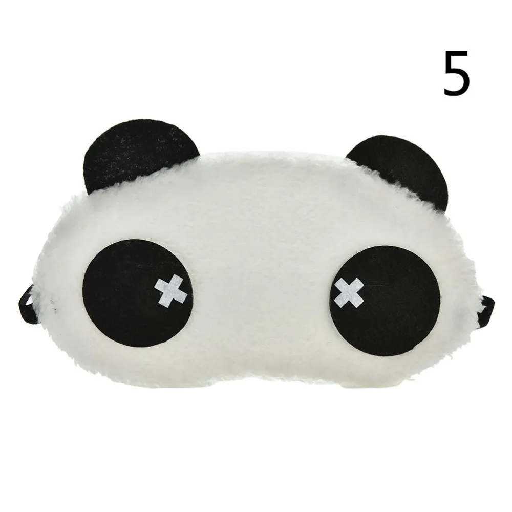 Милая панда Спящая маска для глаз сон тени для глаз отдых в путешествии патч Блиндер мультфильм повязка на глаза для сна глаза Крышка для сна - Цвет: 5