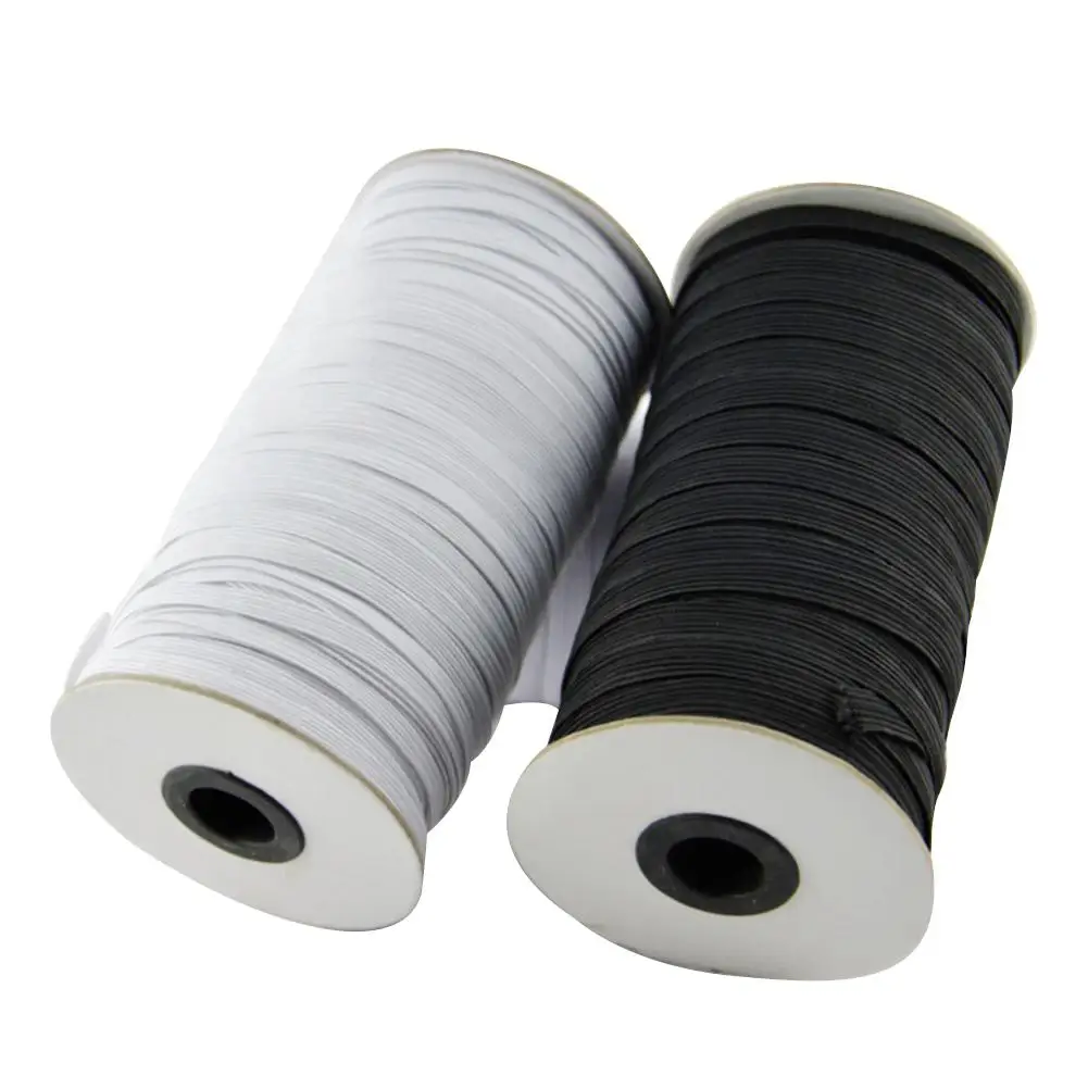 

Elastic Band Elastic Rope White Heavy Stretch Knit Elastic Spool for Clothing Sewing Fabric Accessories
