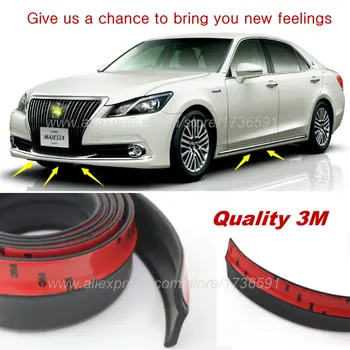 

Auto Car Bumper Lip Deflector Lips For TOYOTA Crown / Majesta / Celica Supra A70 A80 Front Spoiler Skirt / Body Kit / Strip