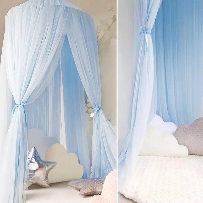 

Lovely baby Crib Sets Romantic hung dome mosquito net Princess Baby Bedding Baby living room ornament Mantle Nets Tents S3