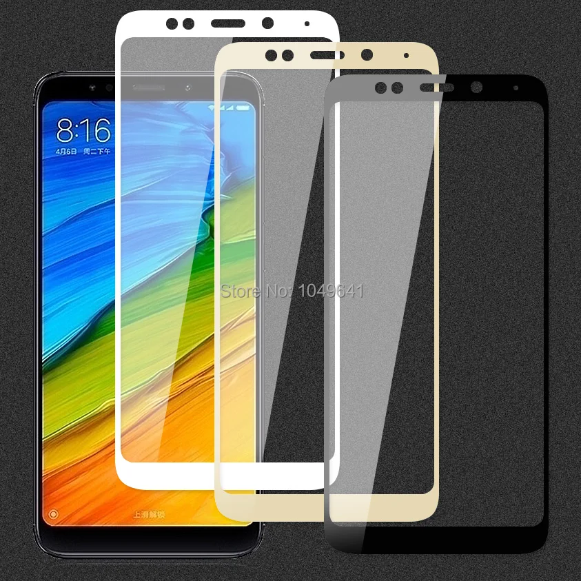KXM1290_2_2D Full Screen Covered Explosion-proof Tempered Glass Film for Xiaomi Redmi 5 Plus 5.99 inch