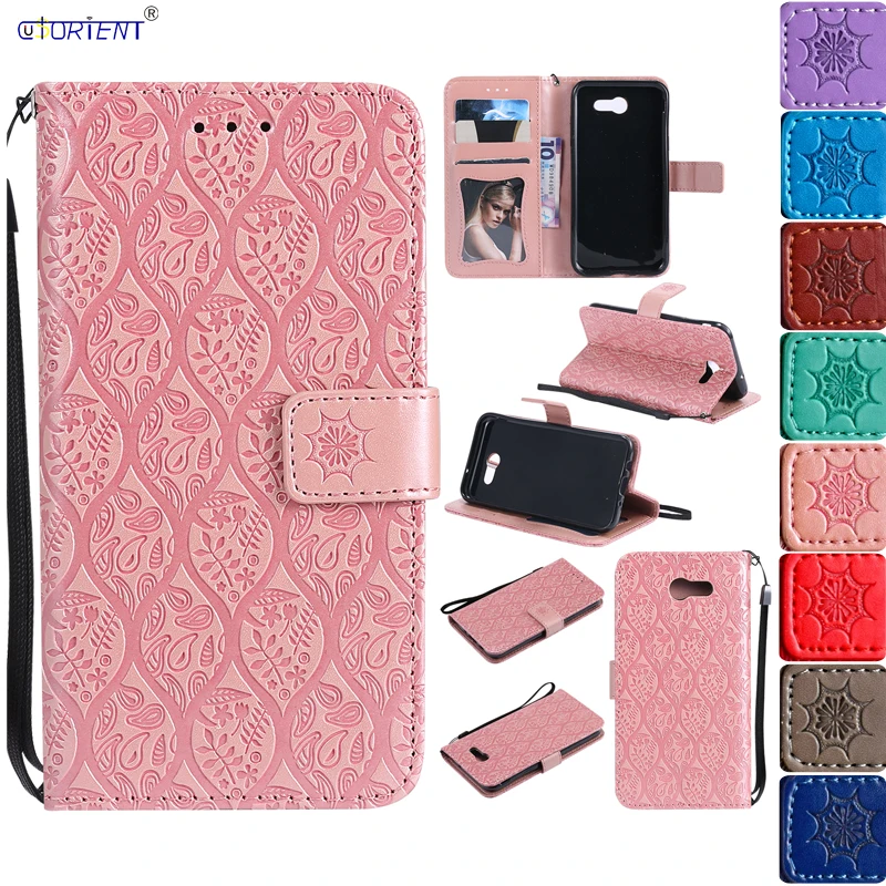 Flip Case for Samsung J3 2017 USA Version Emerge J 3 SM J327 SM-J327 SM-J327A SM-J327P J327R4 Phone Cover | Мобильные телефоны и