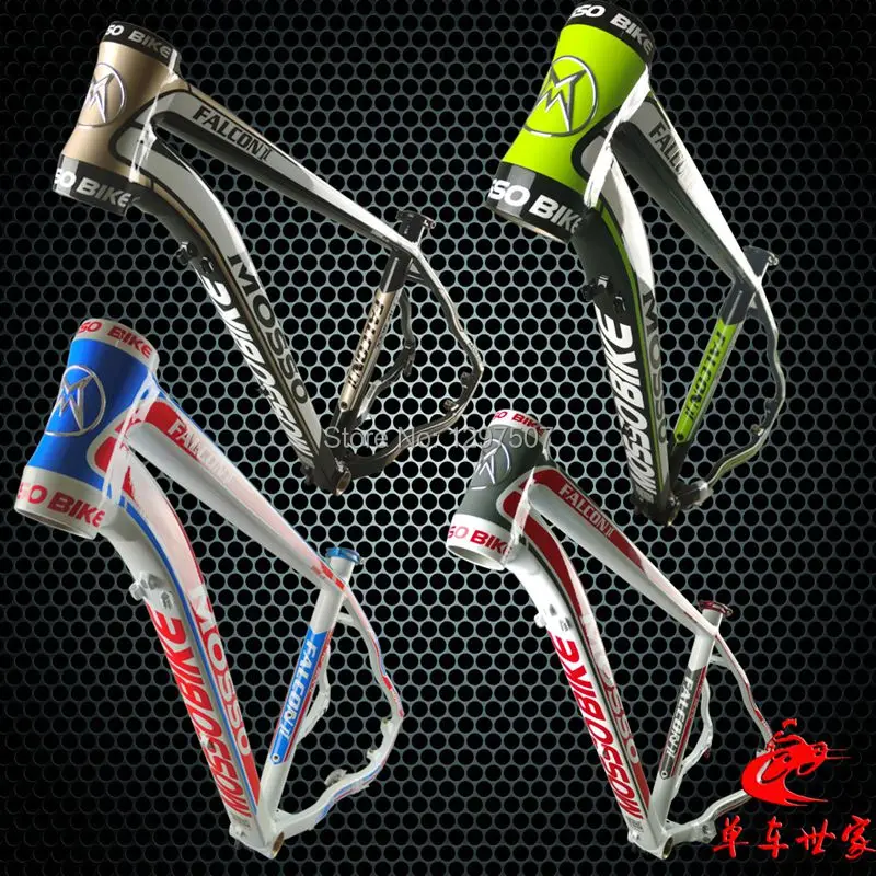 Koop Kwaliteit goederen 14 619 xc2 mosso berg hard frame lichtgewicht 7005 26 al er mountainbike frame mtb fietsonderdelen, Modeaccessoires
