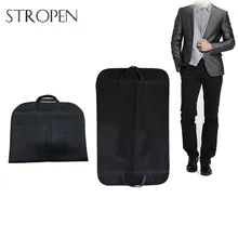 Black Dustproof Hanger Coat Clothes Garment Suit Cover Travel Breathable Storage Bag clothes storage Covers Case For Clothes