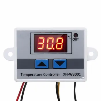 

XH-W3001 220V 10A Digital Display LED Temperature Controller With Thermostat Control Switch Probe