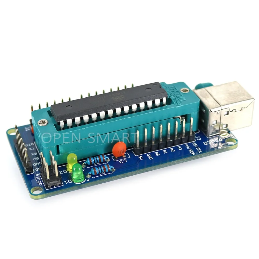 Development Board OPEN-SMART R3 DIY Module ATmega328P Programmer Development Board Built in Bootloader Compatible for Arduino