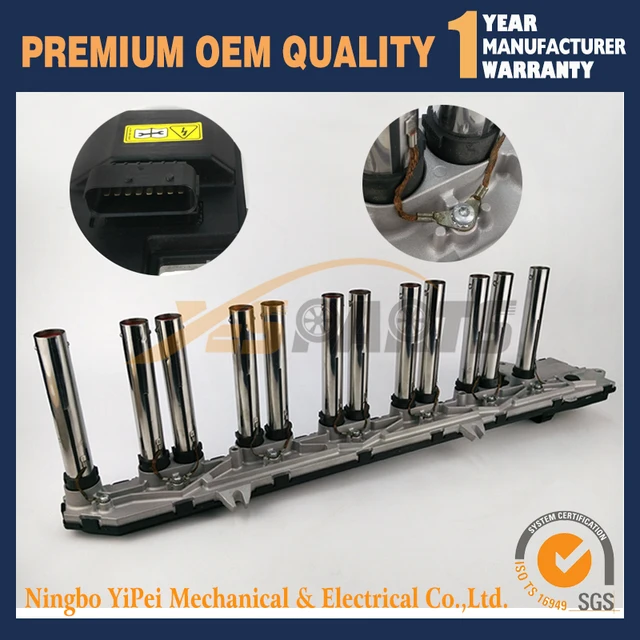 Left Ignition Coil Pack Spark Plug Connectors For Mercedes V12 CL600