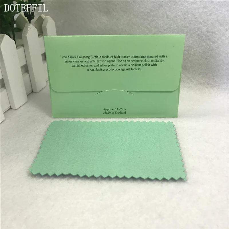 DOTEFFIL 20 штук 925 пробы Серебряные ювелирные изделия протирочная ткань и для