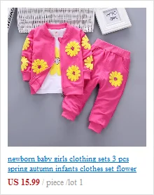 Коллекция года, одежда для маленьких девочек Хлопковое пальто с капюшоном и принтом пчелы и длинными рукавами+ штаны, комплект из 2 предметов, Одежда для новорожденных спортивные комплекты для девочек одежда для малышей