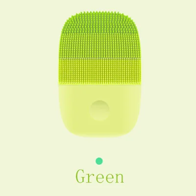 Xiaomi Youpin inFace электрическая глубокая Чистящая Щетка массажная Соник для мытья лица IPX7 водонепроницаемый силиконовый очиститель для лица - Цвет: Green