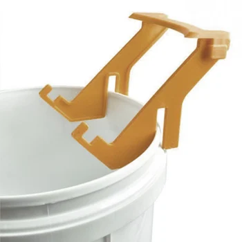 

Extractor Bucket ABS Bee Honey Holder Honey Bucket Rack Grip Frame Beekeeping Tool Yellow Honey Tank Plastic Honey Pail Stand