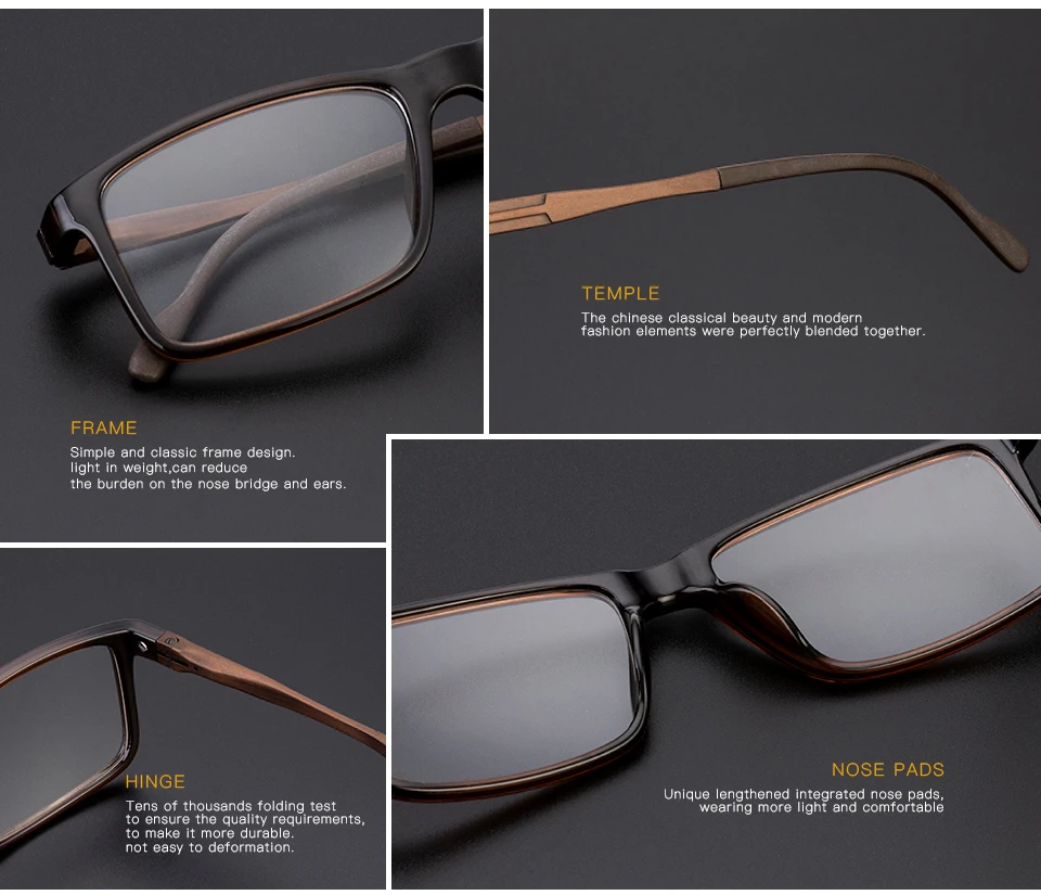TR90 мужские очки прозрачные ретро оптические очки оправы брендовые дизайнерские высококачественные компьютерные Рецептурные очки#2013