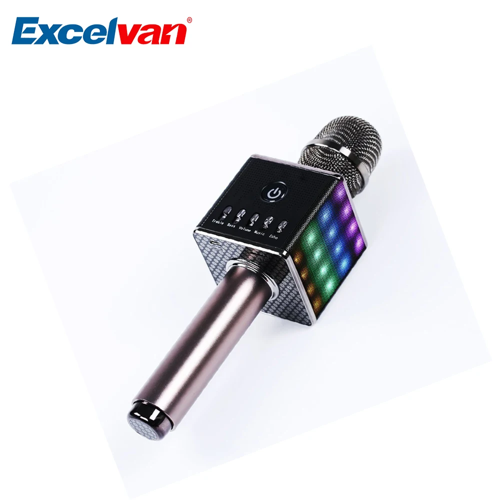 Karaoke H8 Microphone Wireless Bluetooth Mikrofon Speaker Mic With