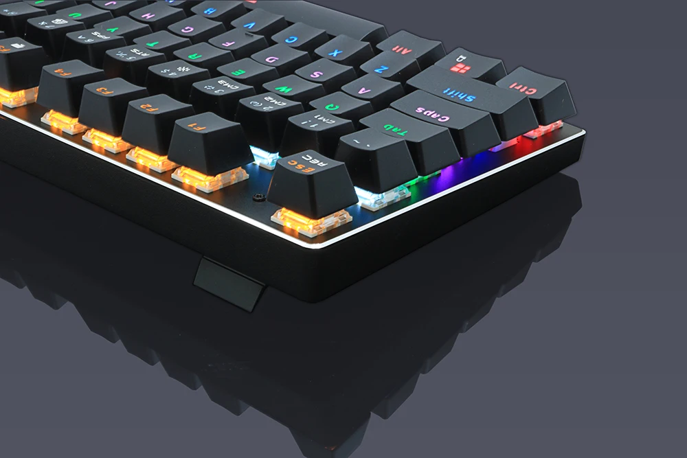 87-chave, backlit, rgb, russo, azul, interruptor vermelho,