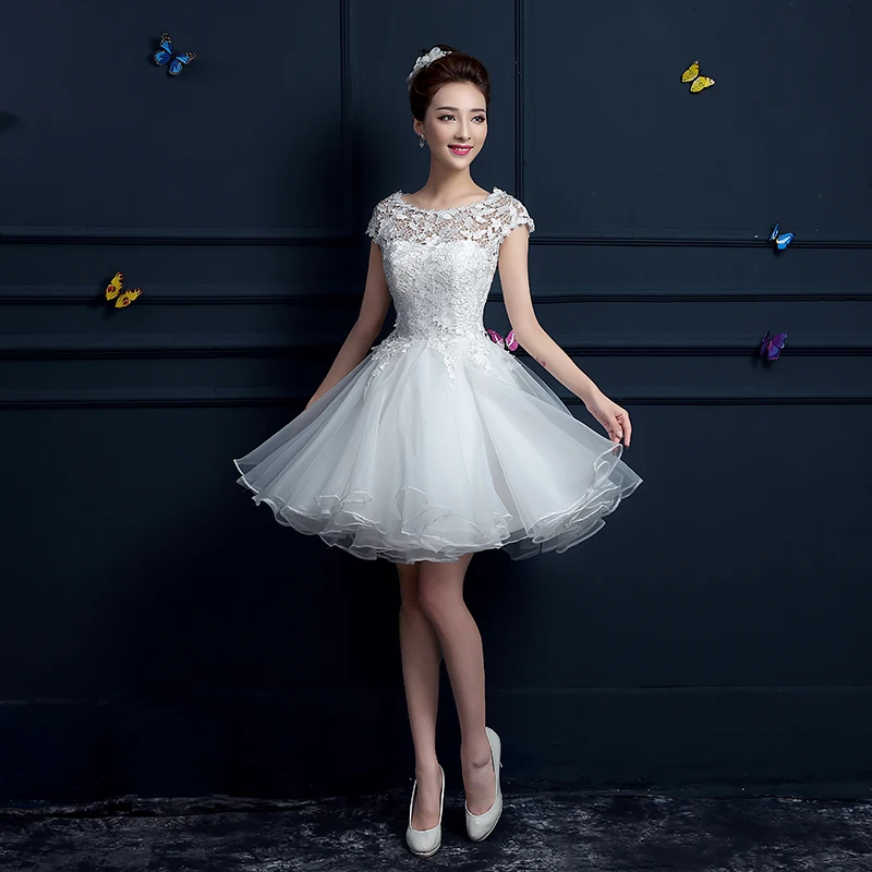 White Lace Cocktail Dress