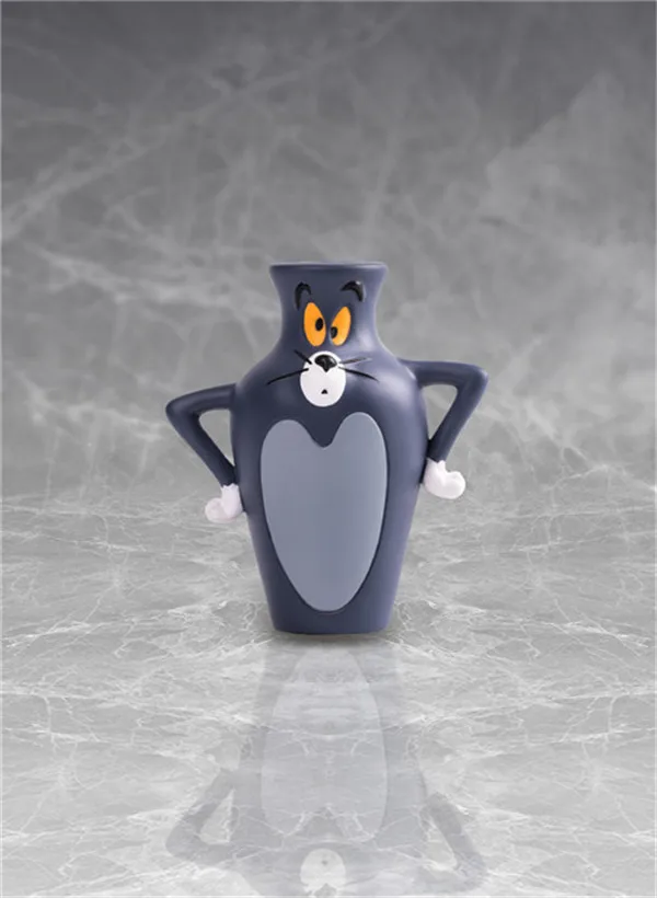Funny Cartoon tom cat and jerry mouse action figures lovely desk toys model doll collection for kids adults gifts