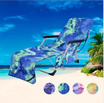 

New Beach Towel Dyeing Beach Chair Cover Pool Towel Beach Deck Chairs Tanning Bed Tanning Summer Pool Sun Outdoor Activit