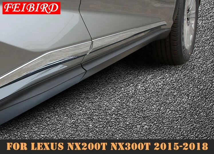 ABS хромированные внешние аксессуары для LEXUS NX NX200T NX300T 2015 2016 2017 2018 Боковая дверь