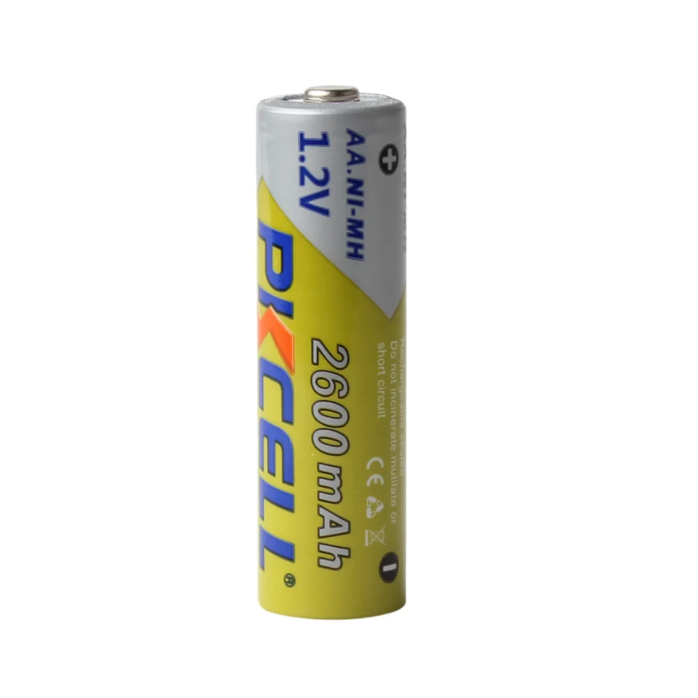 Аккумуляторы PKCELL AA 1 2 в Ni MH 2600 мАч А 4 шт./упаковка|battery motorola razr v3|battery managementbatteries plus