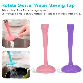 

Kitchen Tap 360 Degree Rotatable Faucet Nozzle Filter Nozzle Water Saving Shower Head Kitchen Faucet Accessories